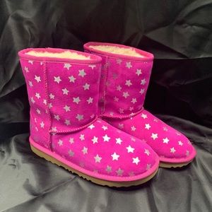 Pink Star spangled Ugg boots